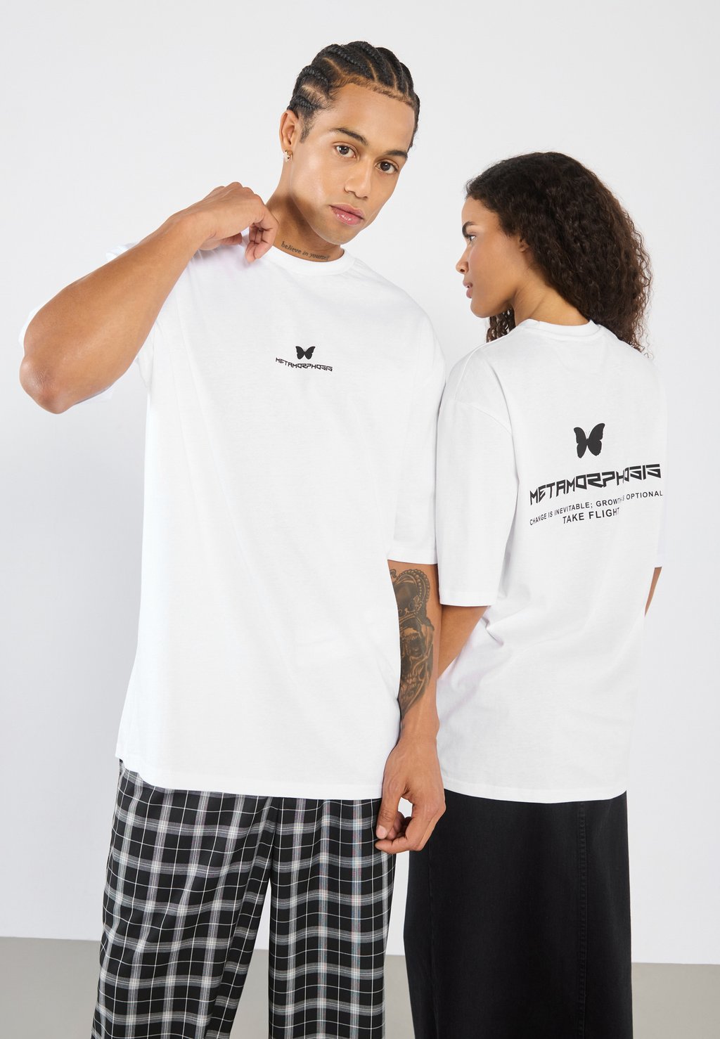 

Футболка с принтом UNISEX YOURTURN, белый