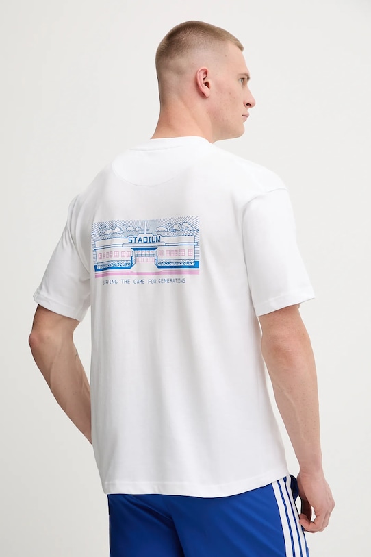 

Хлопковая футболка Hummel, белый