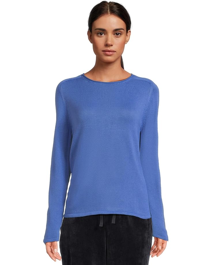 

Свитер Eileen Fisher Crew Neck Sweater, цвет Blue Star