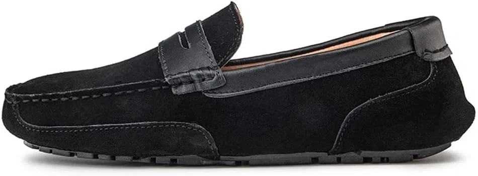 Лоферы кожаные Men's Loafers Penny Loafers, Black SayfuR — фото 3