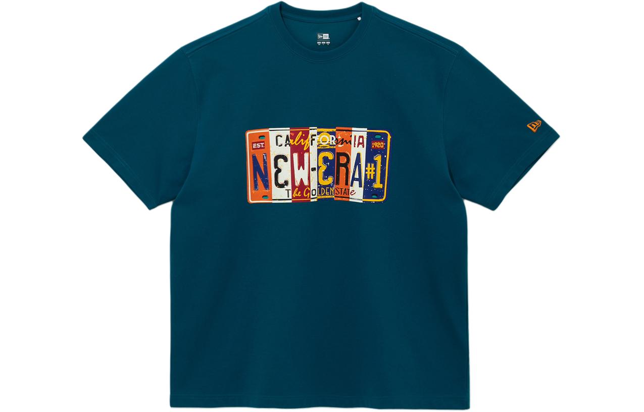 

New Era Футболка Unisex Peacock Blue, Синий, New Era Футболка Unisex Peacock Blue