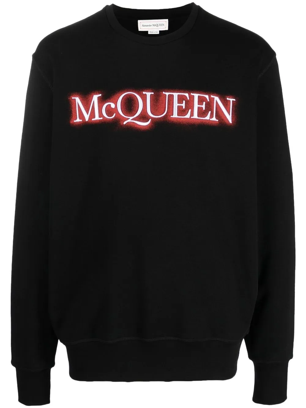 

Толстовка с логотипом Alexander McQueen, черный