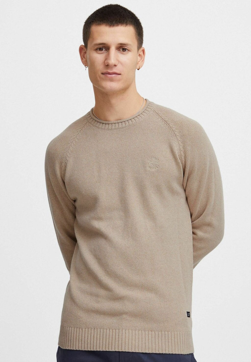 

Вязаный свитер IDTORIN INDICODE JEANS, цвет irish cream