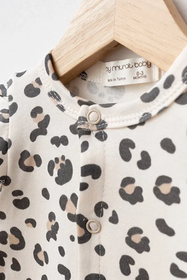 Детский комплект боди-комбинезонов с капюшоном и оборками Yukobaby Bebeğiniz Için En Doğalı, Multicolor — фото 2