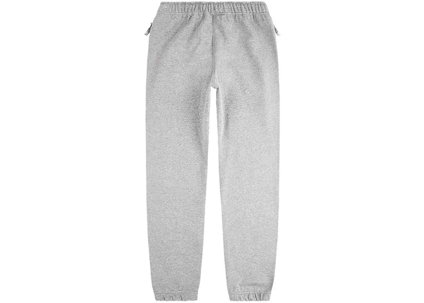 Мужские спортивные штаны из флиса Nike Solo Swoosh, Dark Grey Heather/White — фото 2