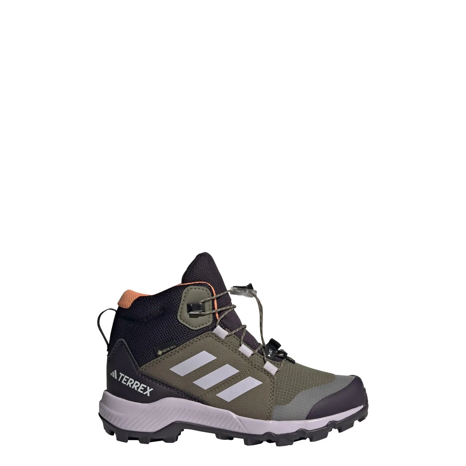 Детские водонепроницаемые ботинки для ходьбы Organizer Mid GORE-TEX Adidas, Khakibeige Silber Beige
