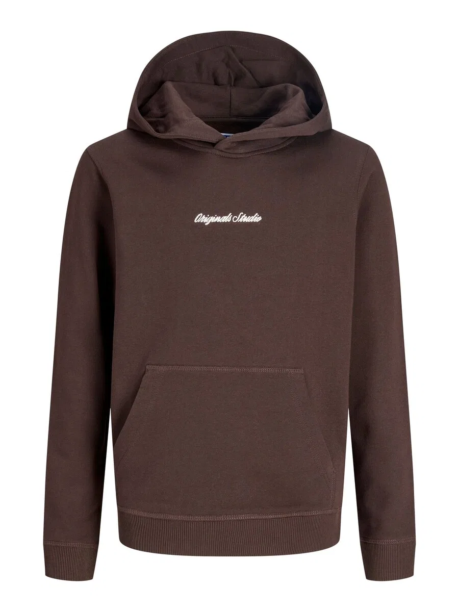Детская толстовка коричневого цвета Jack & Jones Junior