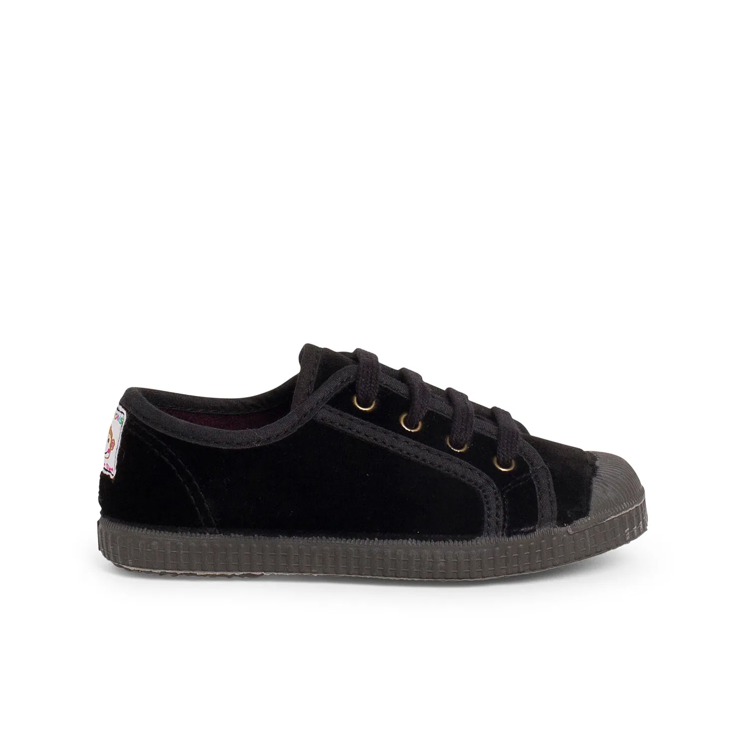 Детские кеды из велюра Pisamonas, Black