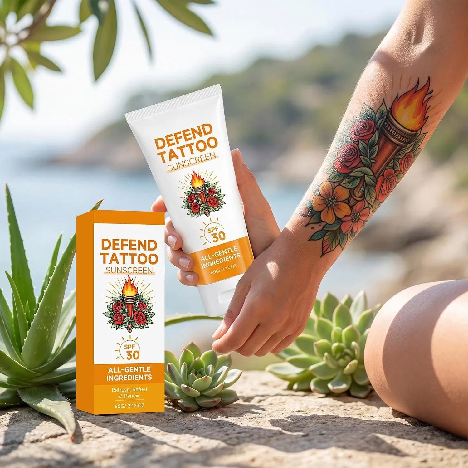 Солнцезащитный крем SPF 30, 60 г, мультиколор Generisch — фото 4