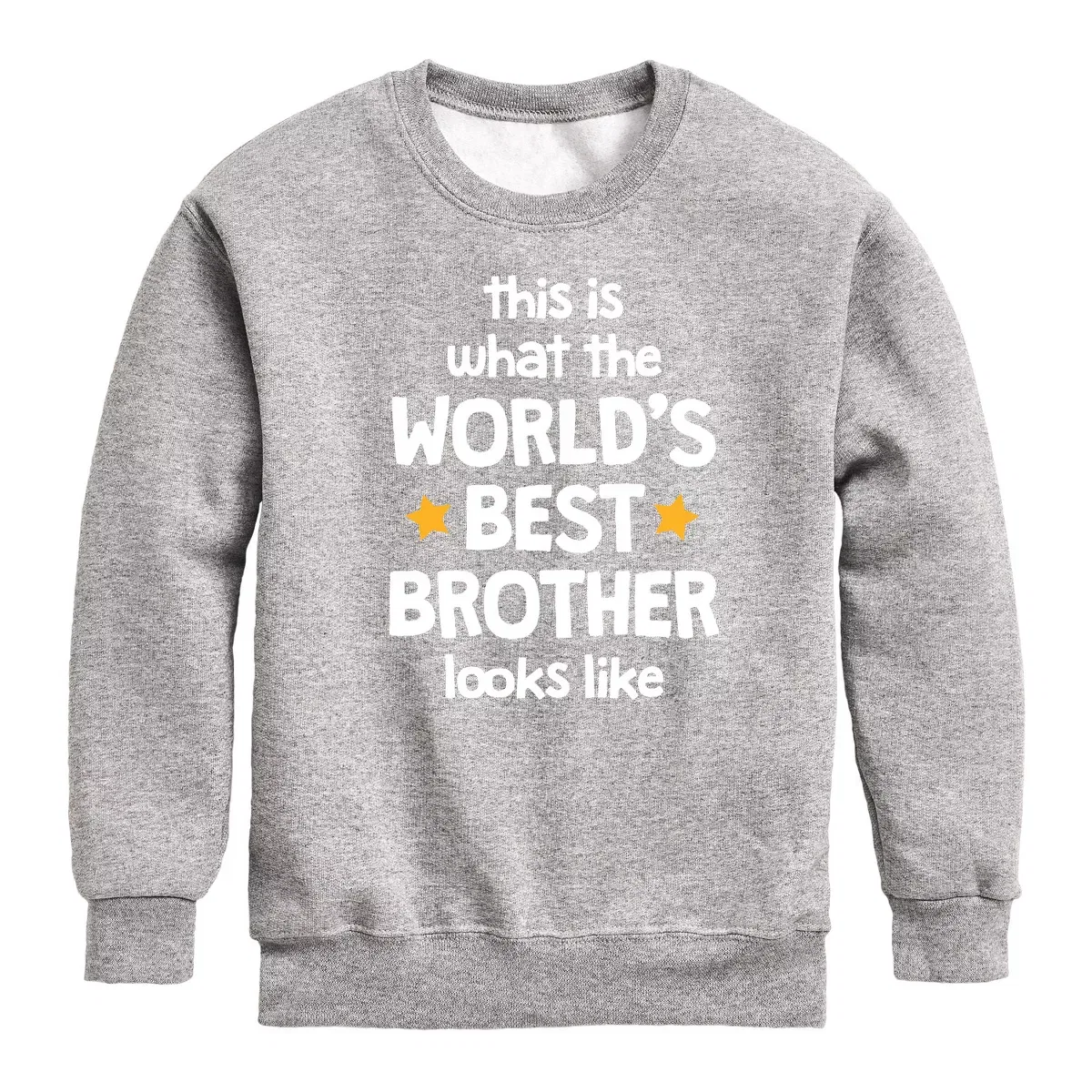 Детское худи с длинным рукавом Worlds Best Brother Instant Message, Black