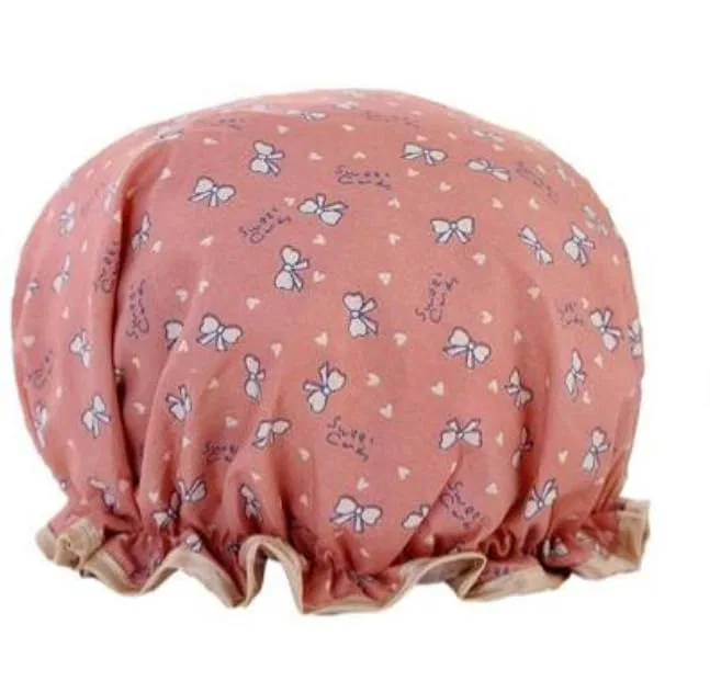 Шапочка для душа, New Age Devi, 2 шт, 27x27 см, Polyester, Pink