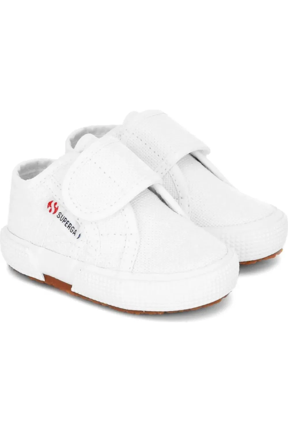 Детские кеды на застежке-липучке 2750 Bstrap Superga, белый — фото 2