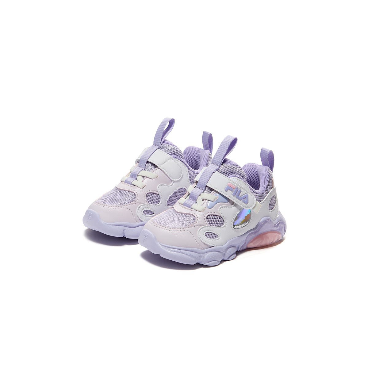 FILA KIDS Кроссовки Flash Shoes из синтетической кожи с текстильной поддержкой, низкие, для малышей — фото 4