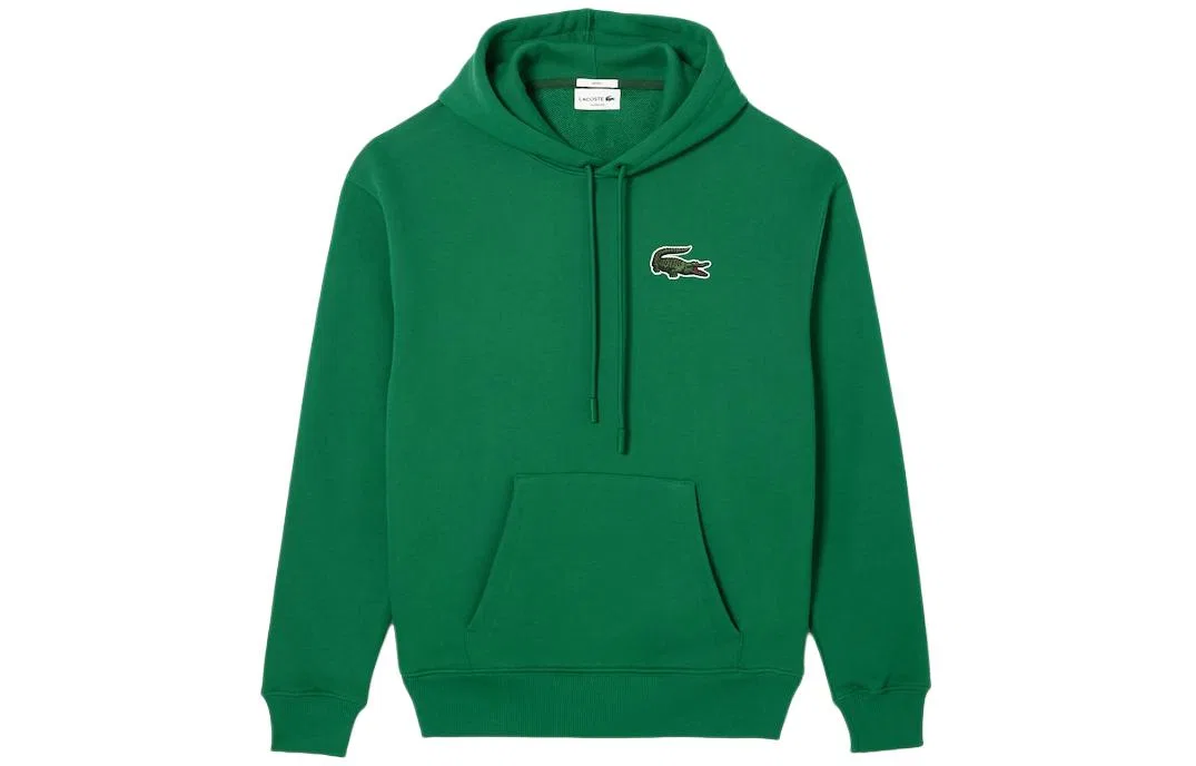 Свитшот LACOSTE Rocket Green, унисекс, зеленый