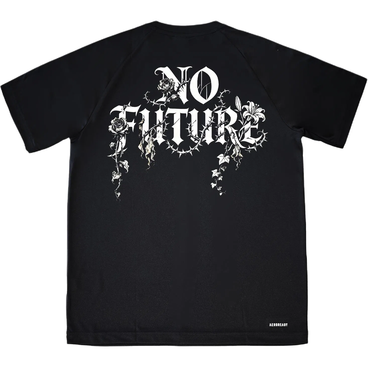 Мужская футболка с принтом Football T Shirts Adidas, Black White