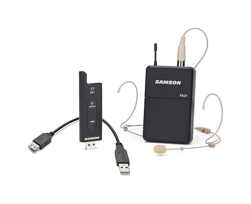 

Беспроводная микрофонная система Samson XPD2 USB Digital Wireless Headset Microphone System