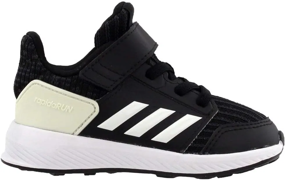 Детские кроссовки для мальчиков RapidaRun Knit adidas, Black/Cloud White/Carbon — фото 3