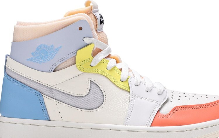 Кроссовки Nike Air Jordan 1 Zoom Air Comfort High 'To My First Coach', белый — фото 3