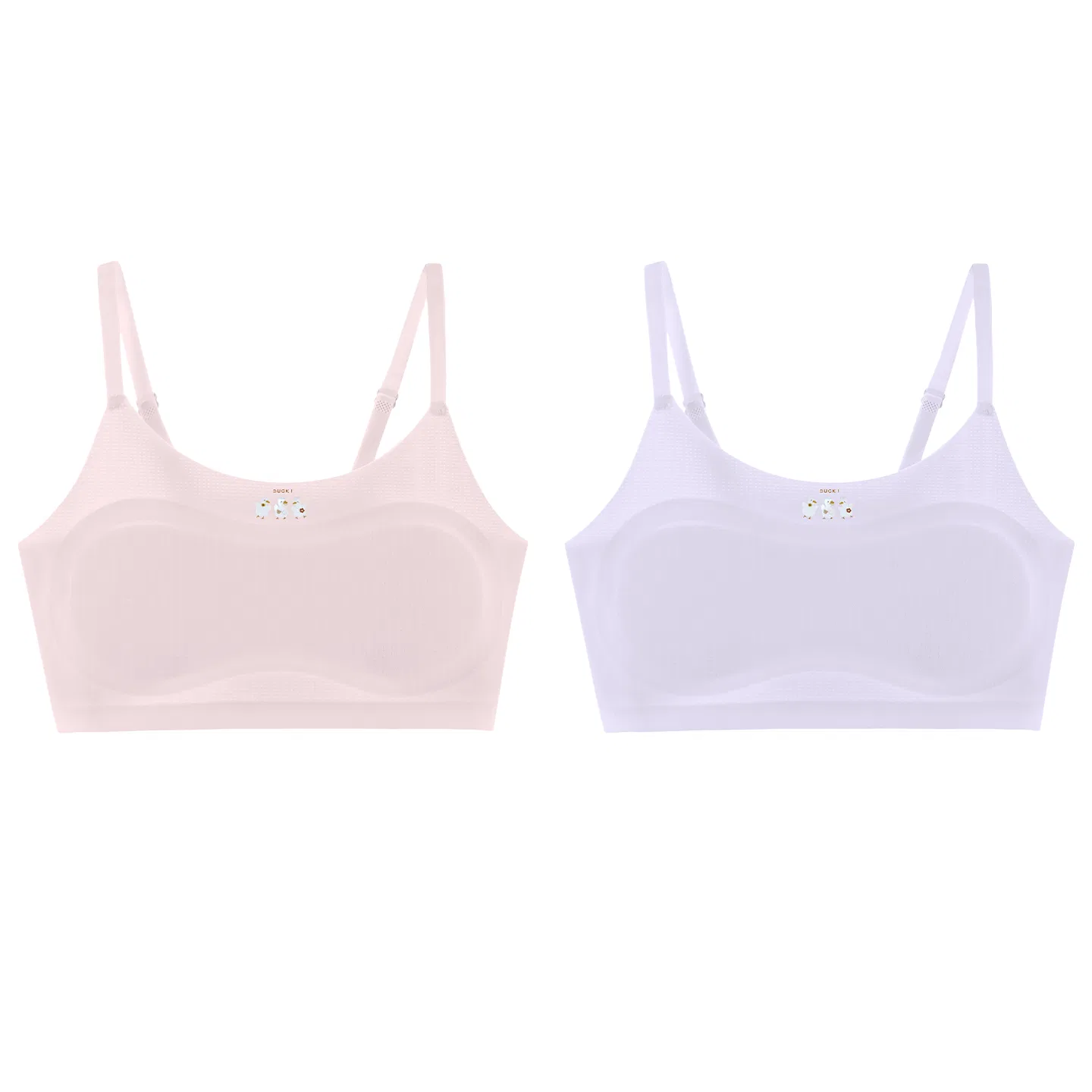 Детский бюстгальтер для девочек без косточек хлопковый Red bean, Purple Pink