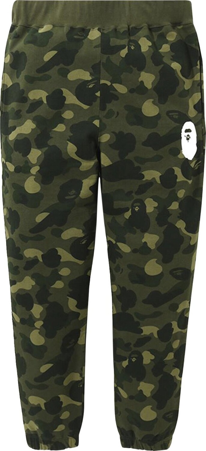 

Брюки BAPE Color Camo Sweat Pants 'Green', зеленый