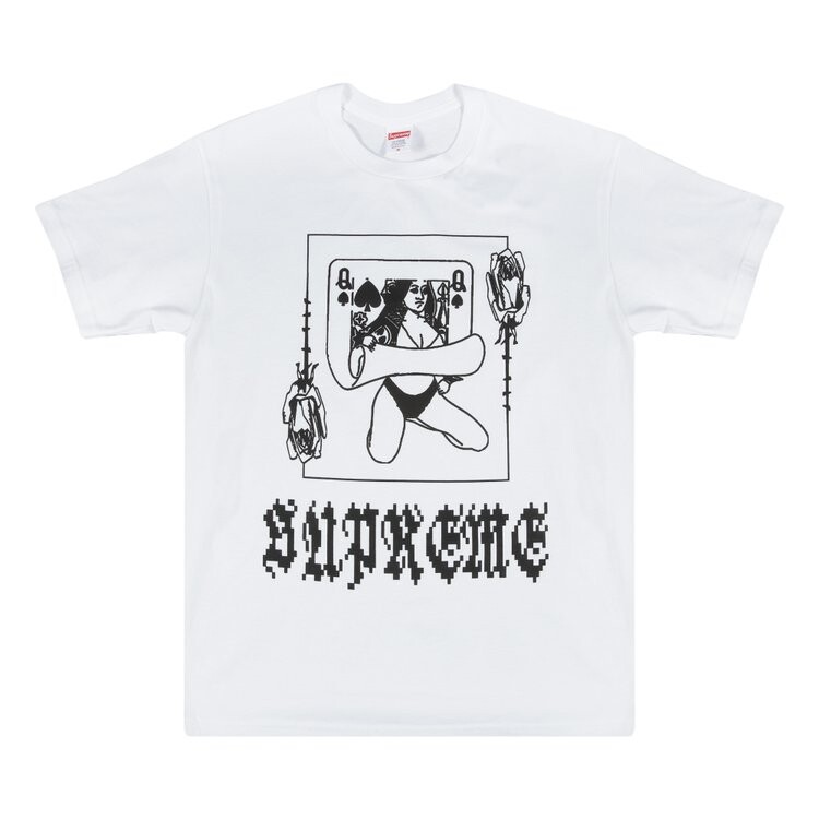 

Футболка Supreme Queen T-Shirt 'White', белый