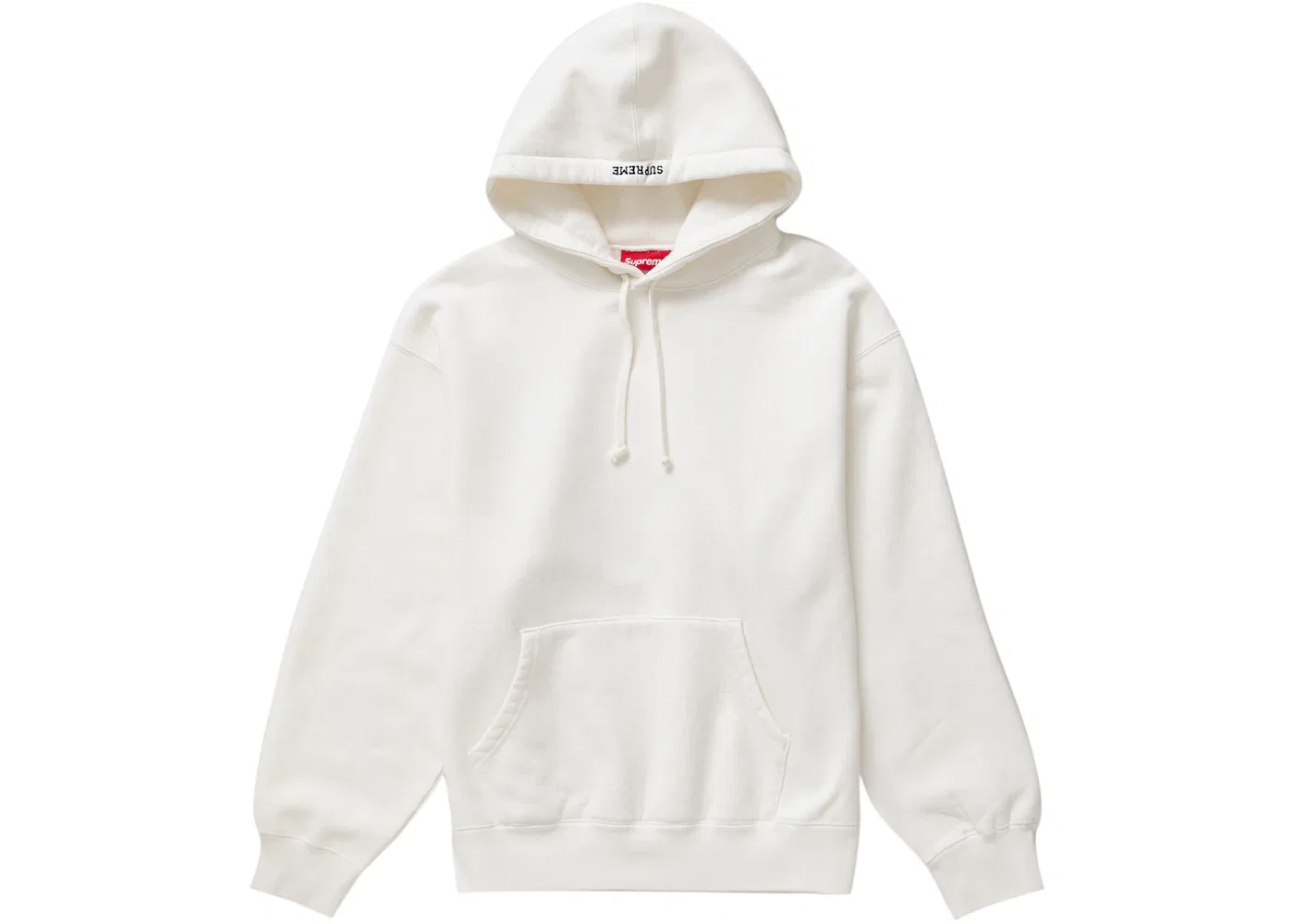 Мужской худи с принтом Paint Supreme, White — фото 2