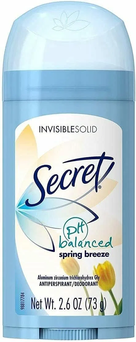 Антиперспирант-дезодорант Secret Invisible Firm Spring Breeze, 2.6 fl oz, набор 3 шт