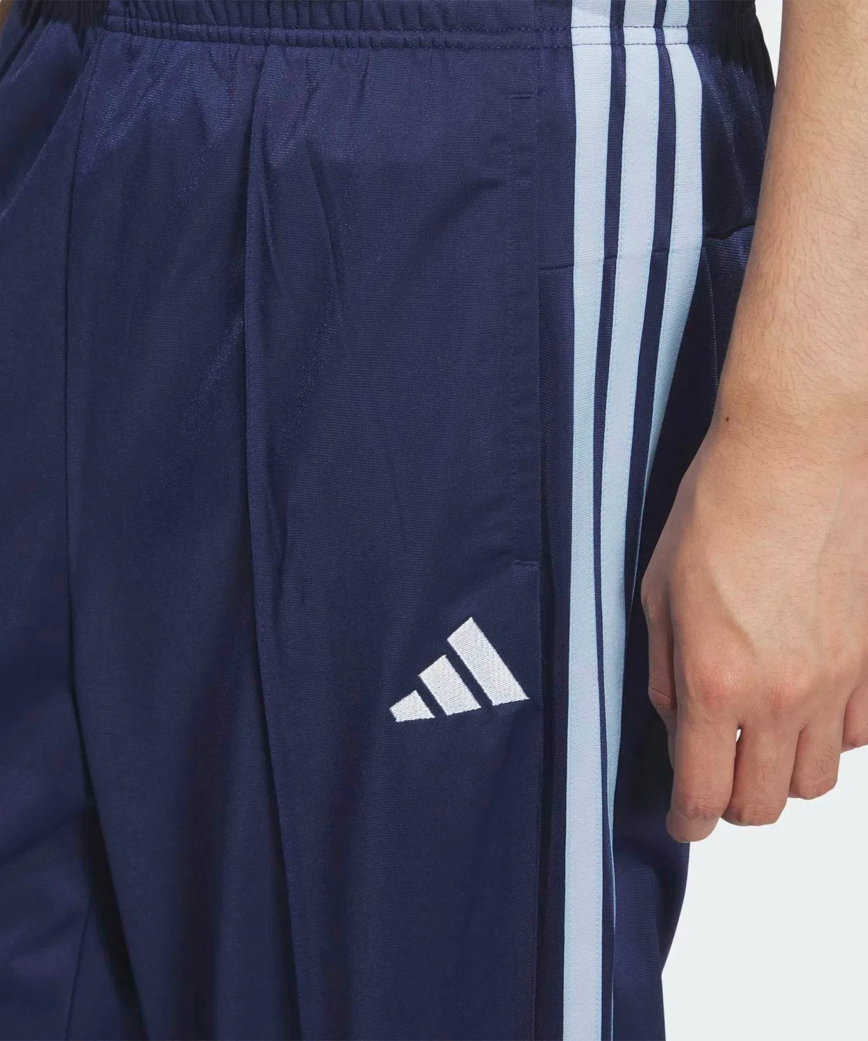 Мужские спортивные штаны свободного кроя с регулируемыми манжетами Stadium Tricot Straight Leg Adidas, Blue — фото 3