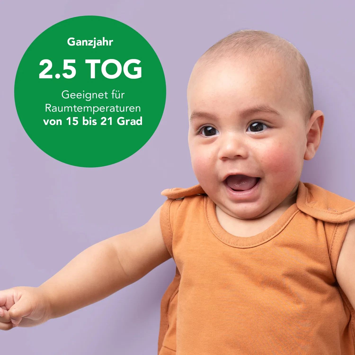 Спальный мешок для малыша 2.5 TOG Schlummersack, коричневый — фото 4
