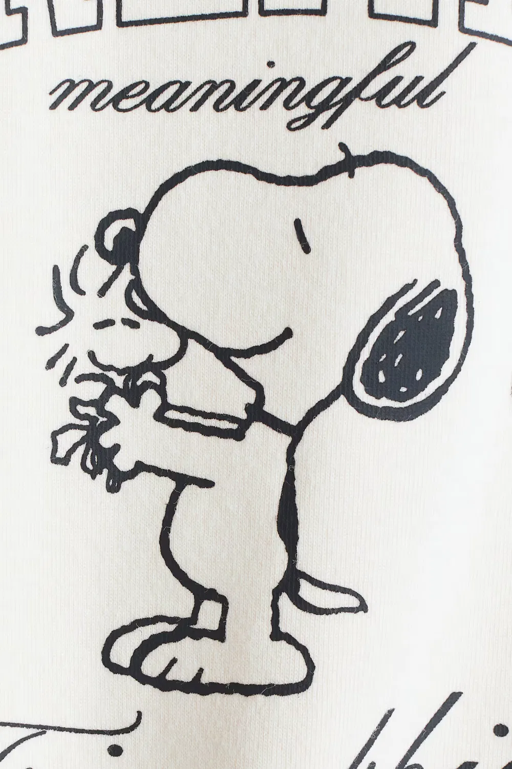 Хлопковая футболка с принтом H&M, Weiß/Snoopy — фото 2