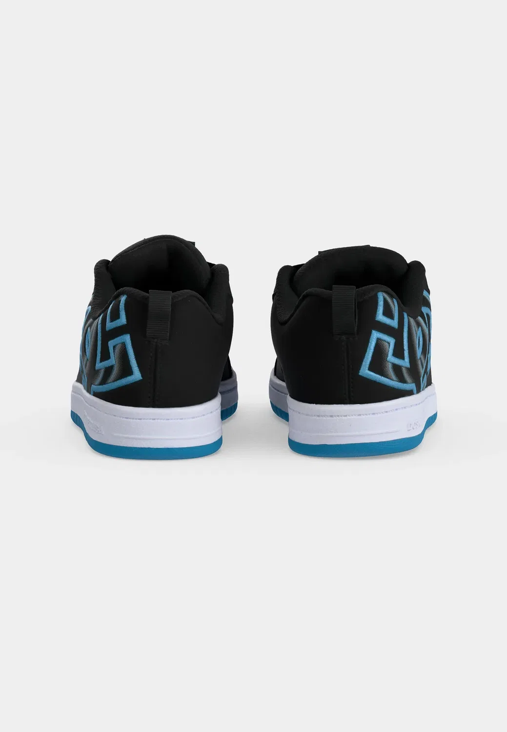 Детские скейтерские кроссовки Court graffik унисекс Dc Shoes, Black/Glow — фото 4