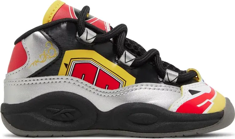 

Кроссовки power rangers x question mid toddler 'megazord battle mode!' Reebok, черный, Черный;серый, Кроссовки power rangers x question mid toddler 'megazord battle mode!' Reebok, черный