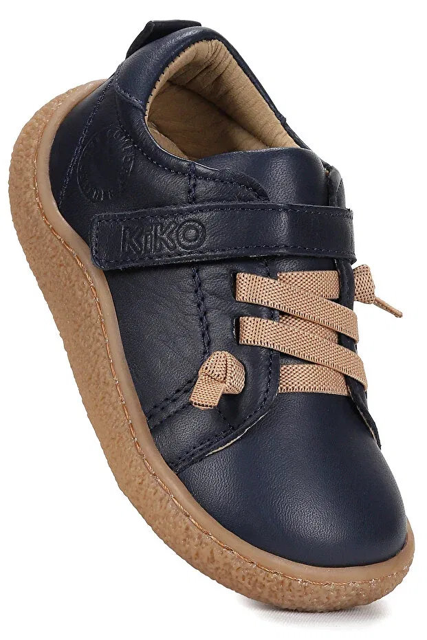 Детские кроссовки для мальчиков кожаные Kiko Kids, Navy Blue