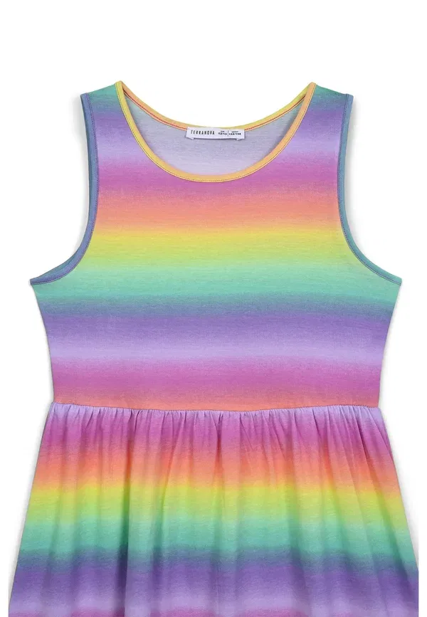 Платье хлопковое Sleeveless Terranova, lilla, сиреневый — фото 3