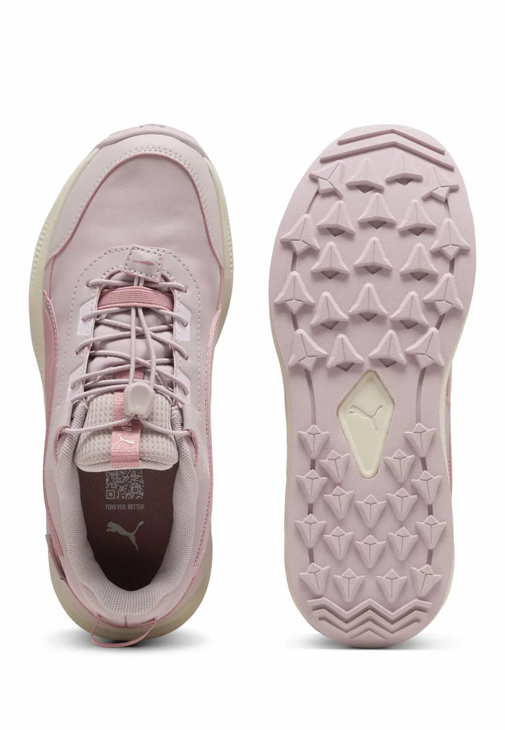 Кроссовки Evolve 2.0 trail puretex lo jr unisex Puma, Powder Pink Dusky Rosewood Silver — фото 3