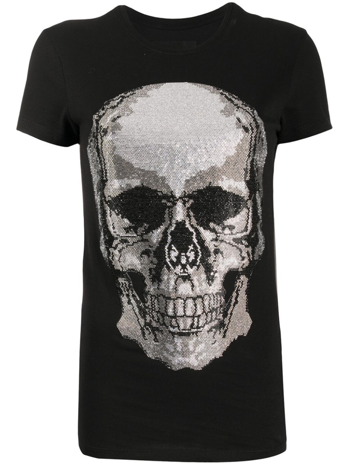 

Philipp Plein футболка с декором Skull, черный