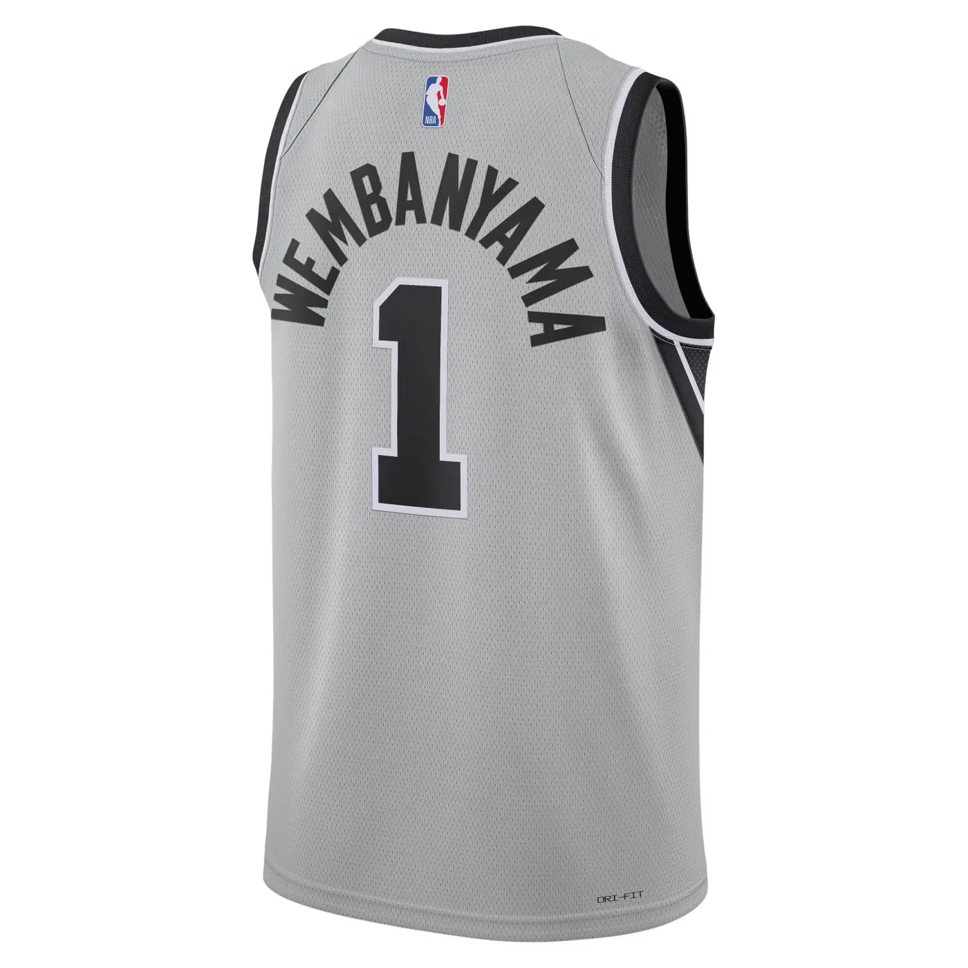 Джерси баскетбольная Swingman Виктор Вембаньяма San Antonio Spurs 2025/26 Nike, серебристый — фото 2