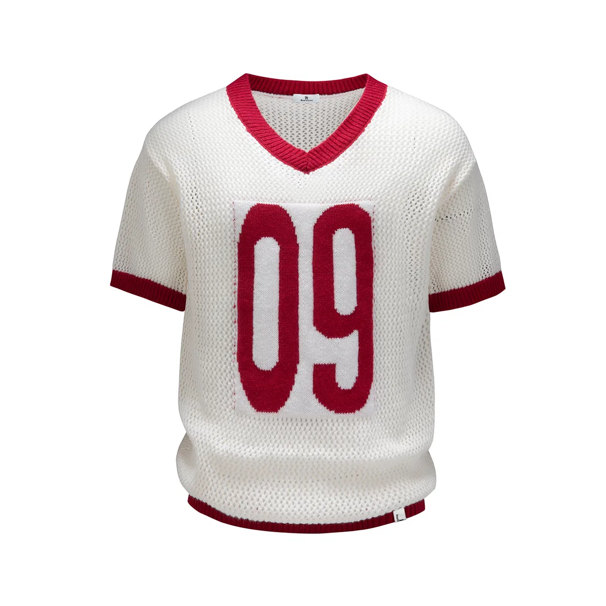 Детский джемпер без рукавов с V-образным вырезом Unisex, PAL ONGACO, White Red