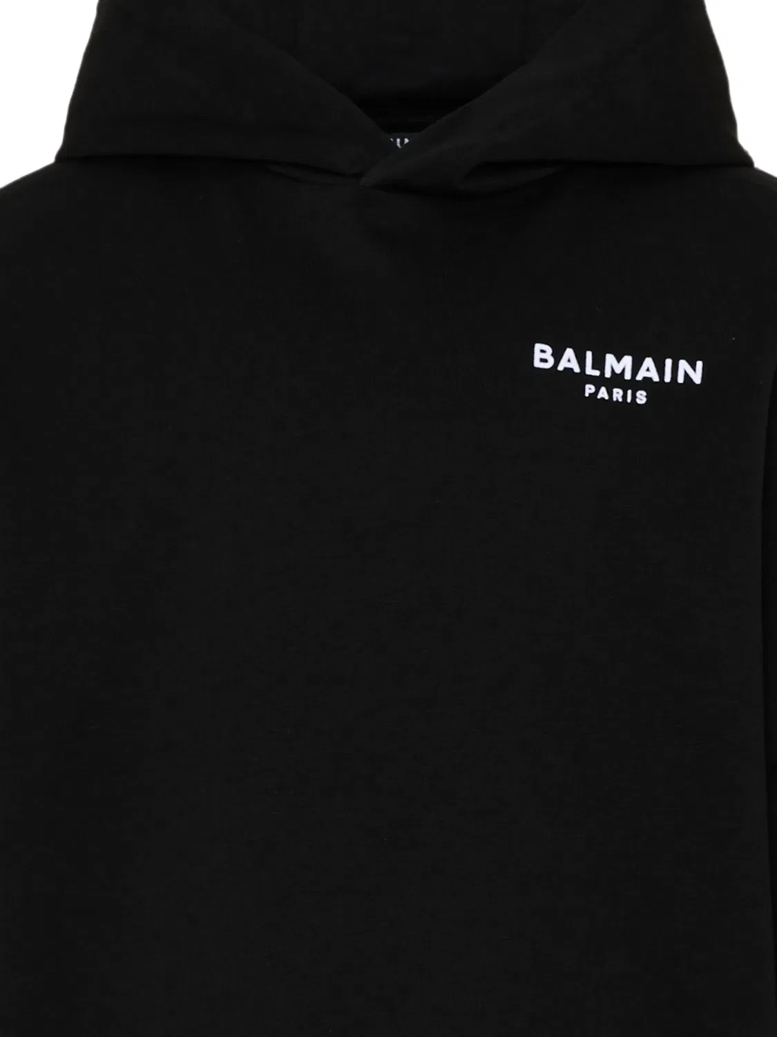 Balmain Худи с логотипом, черный — фото 2