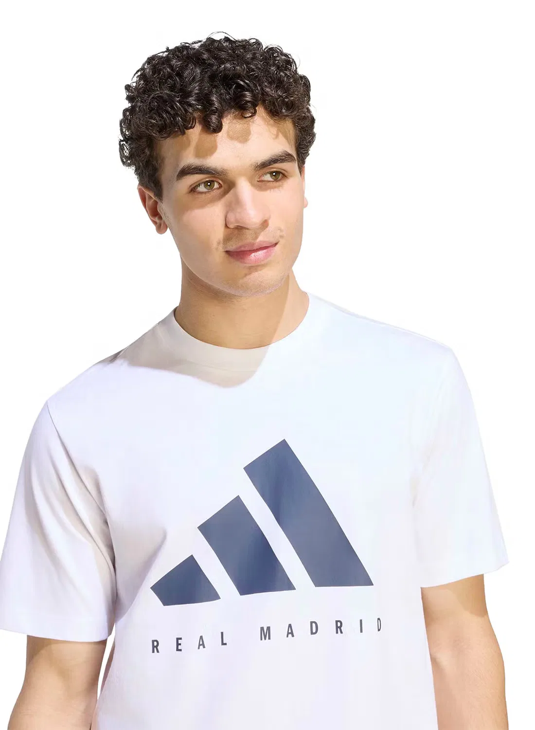 Футболка с принтом Real DNA Graphic Adidas, белый — фото 3