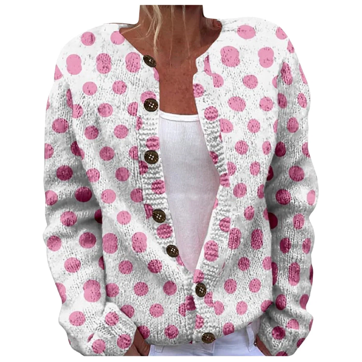 Женский кардиган с принтом Vintage Floral Print, Motivo 12