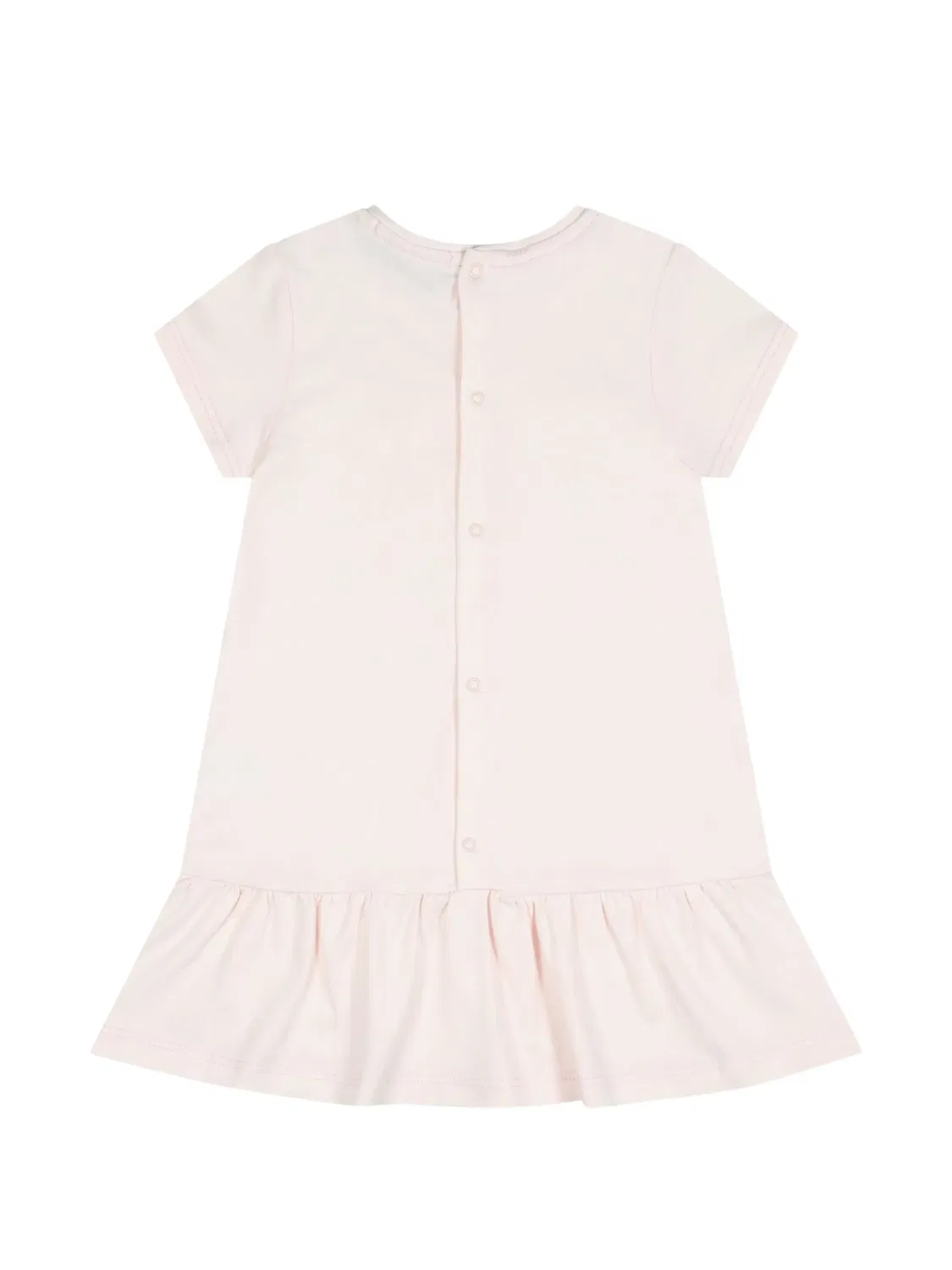 Платье с оборками и графичным принтом Aigner Kids, розовый — фото 2