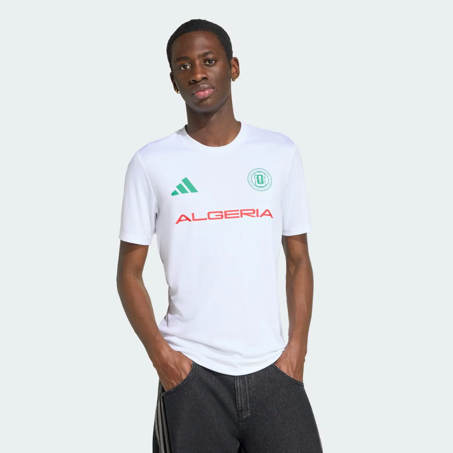 Белое джерси Adidas Performance FIFA Fussball-Weltmeisterschaft 2026 Algerien — фото 3