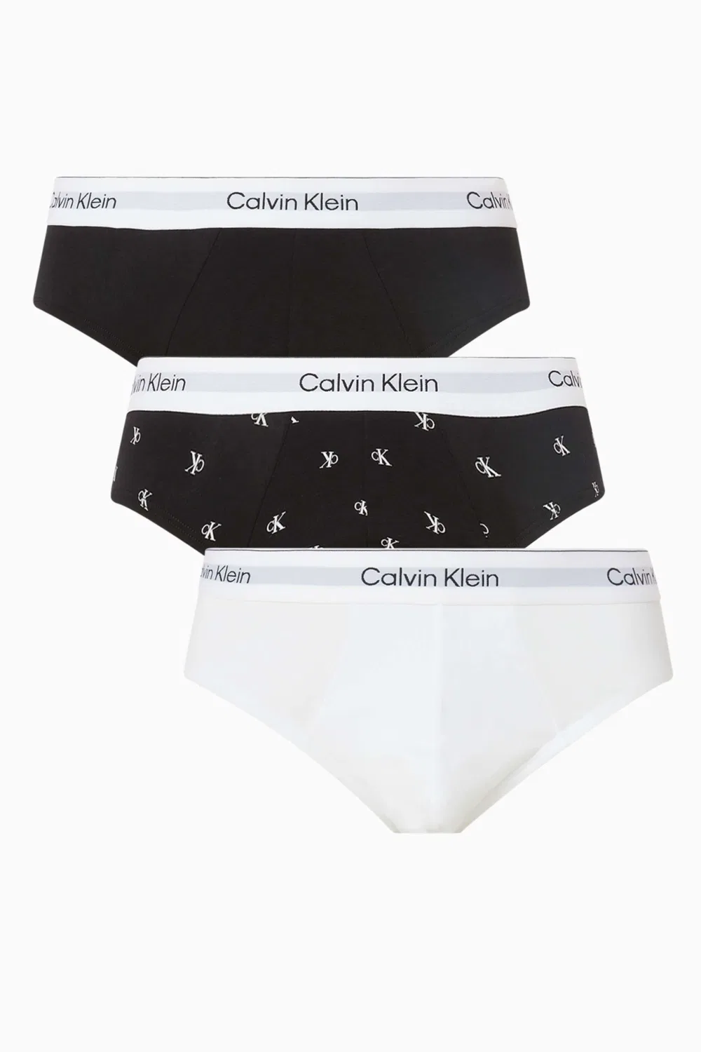 Трусы-слипы комплект из 3 штук Calvin Klein, мультиколор