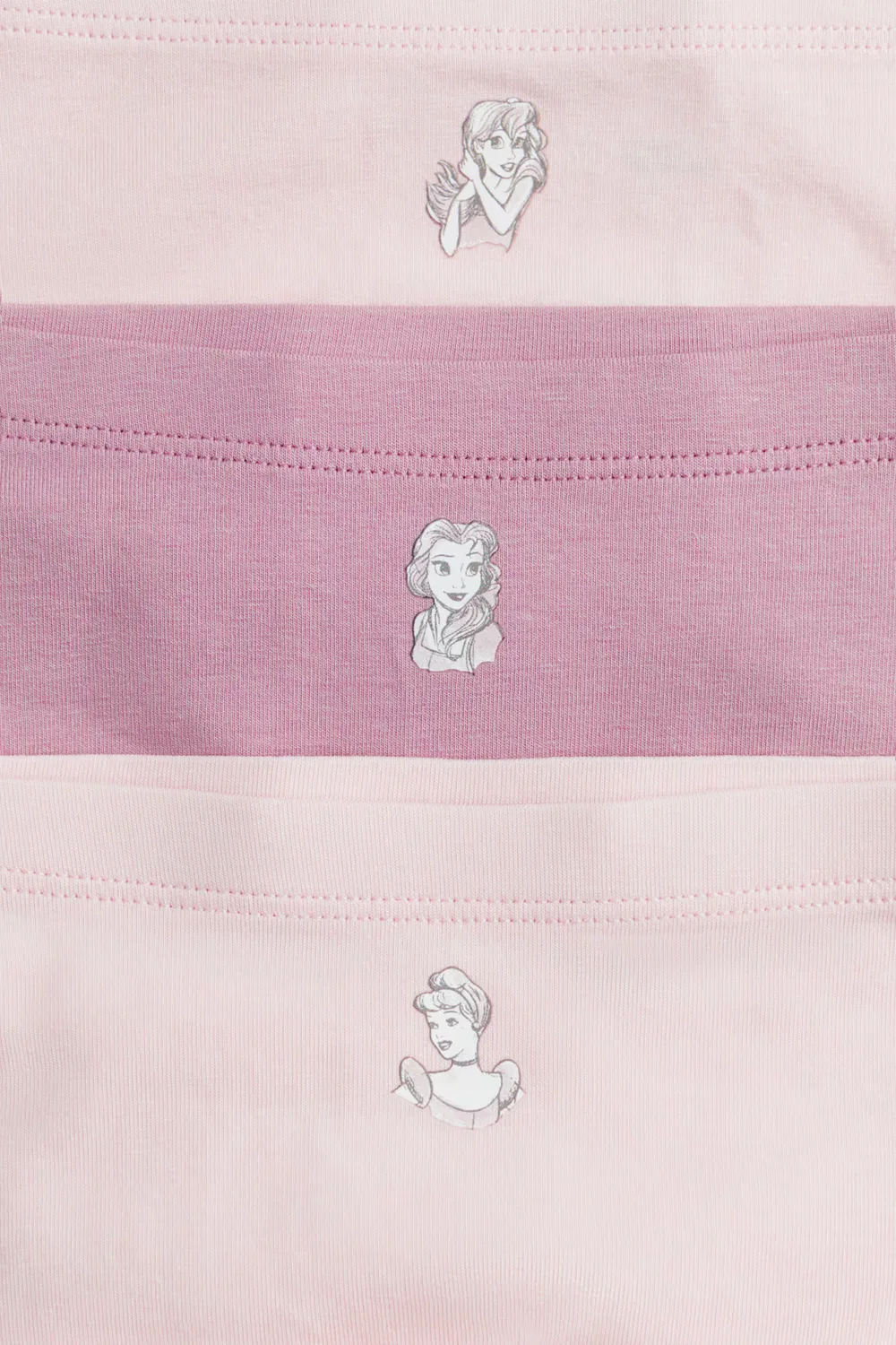 Набор из 5 хлопковых боксерских трусов H&M, Rosa/Disney-Prinzessinnen — фото 2