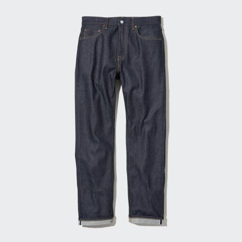 

Джинсы мужские Uniqlo Stretch Selvedge Regular Fit, тёмно-синий (Размер 33 JP)