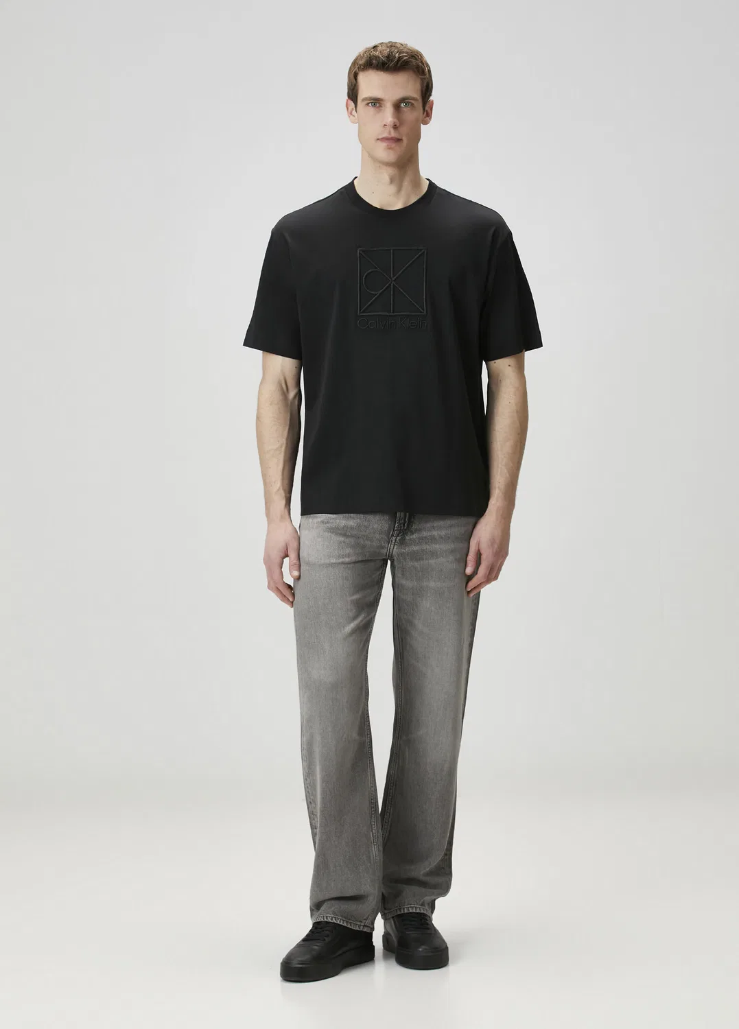 Футболка Relaxed Premium Calvin Klein, black — фото 2