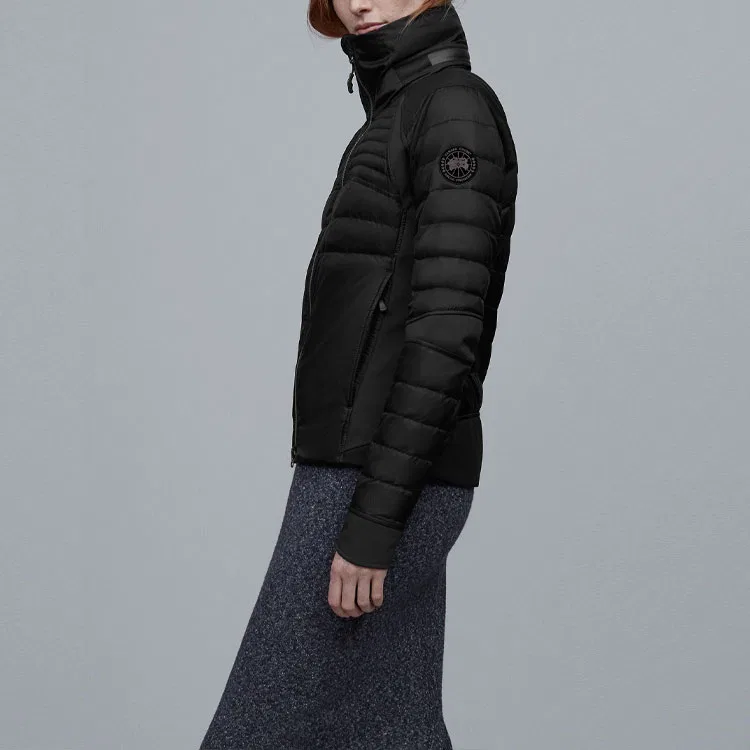 Женская куртка из пуха с длинным рукавом Hybridge Perren Canada Goose, Black — фото 4