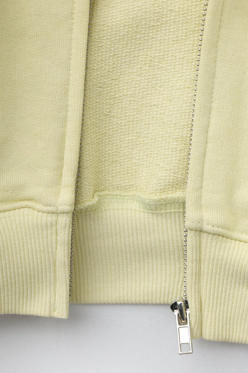 Худи на молнии с принтом ZARA, Light yellow — фото 4