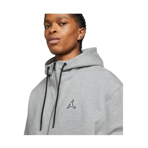 Мужское флисовое худи с капюшоном Jordan Essentials Nike, Grau — фото 4